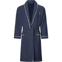 Jan Vanderstorm herren Badjas - 72/74 - donkerblauw - Plus Size