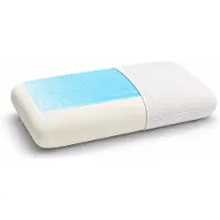 ISleep KoelComfort - Verkoelend hoofdkussen - Traagschuim - Verkoelende Gel - 40x60 cm - Wasbare Hoes