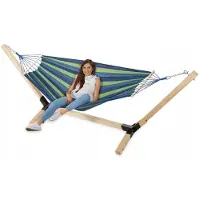 SandTropic Houten Hamak Standaard Set voor 2 Personen - 220kg Draagvermogen