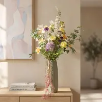 Maxifleur Kunstplanten Kunstboeket Rosa Reykjavik 100cm