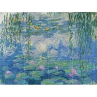IXXI Waterlilies, Claude Monet & Bridgeman Images - 80 x 60 cm - Gratis ophangtool - Grote wanddecoratie en posters - Kleurrijk, Postimpressionisme