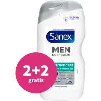 Sanex 2+2 Gratis: Douchegel Men Sensitive 400 Ml