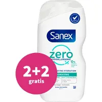 Sanex 2+2 gratis: Douchegel Zero% Hydrating 400 ml