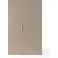 Wasophoogte Opbergkast - Zijkast voor wasmachine kast - Module J3 - 700(D)*1300(B)*2110(H) mm - Taupe
