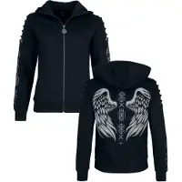 Black premium by emp Vest met capuchon - Celtic Blessing - S tot XXL - voor Vrouwen - zwart - Maat XL
