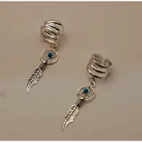 925 Sterling zilveren oorklem dromenvangers - zilveren ear cuff dromenvanger - leuke klem voor op schelp van oor van een dreamcatcher - sierlijke oorkemmetjes voor schelpen van oor dromenvangers