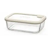 Safecourt Kitchen Glazen Foodcontainer 1040 ml – Borosilicaatglas met Glazen Deksel – Oven, Magnetron & Vriezer