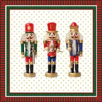 Ambiente Lunch servetten Three Nutcrackers - - 33x33 cm