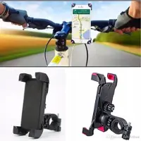 Alogy Fiets Telefoonhouder Zwart - Universeel & 360° Draaibaar