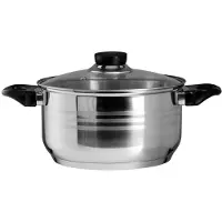 Epewex RVS Pan met Deksel 4.5L - Geschikt voor Gas & Inductie