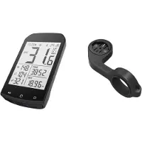 Happiq Fietscomputer GPS – Draadloos met BLE 5.0 en ANT+, 7,4 cm LCD-scherm met Automatische - Model: M1 Z1