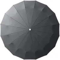Le Monde du Parapluie Automatische, windbestendige opvouwbare paraplu voor heren,Zwart