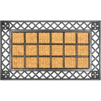 Maan Kokosmat Deurmat 40x60 cm - Natuurlijk en Decoratief