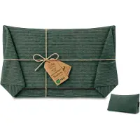 Amazinggirl Hoes voor wigkussen/rugkussen van Corduroy, 70 cm breed – overtrek voor leeskussen voor bed, bank en sofa; groot bankkussen en wandkussen; leeskussen/steunkussen voor rugleuning Oeko-Tex Groen