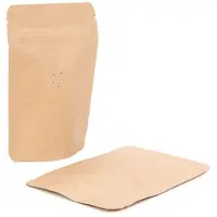 Packlinq Stazakken Kraft 10,2x6x15,2cm Met Ventiel (100 Stuks) | Doypacks | Stand up pouches