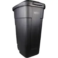 Curver AFVALBAK ZWART 110L 58X52XH88CM VERRIJDBAAR