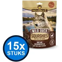 Wolfsblut 15x - Squashies Wild Duck - Hondenvoer Droogvoer - 300 g