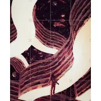 IXXI Astronaut, Vineet Suresh - 80 x 100 cm - Grote wanddecoratie en posters - Surrealisme, Kleurrijk, Illustraties, Digitale Kunst, Geometrische