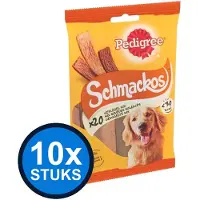 Pedigree 10x - Schmackos Gevogelte - Hondensnacks - 144 g