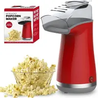 Vali Popcorn Machine - Popcorn Maker - Popcornmaker - Rood - 29cm x 24cm x 16cm