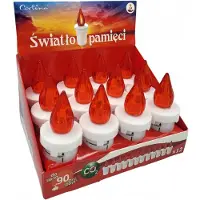 Cortina LED Vullingen voor Graflichten - Rood - 12 Stuks met Batterijen