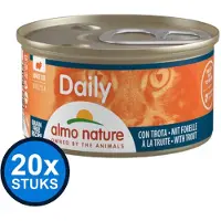 Almo Nature 20x Daily - Mousse Forel - Kattenvoer Natvoer - 85g