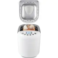 SP Broodbakmachine - Broodbakmachine met 3 Bruiningsniveaus - Warmhoudfunctie - Wit - 35cm x 24cm x 30cm