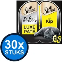 Sheba 30x - Perfect Portions Adult Pate Kip Multipack 6x - Kattenvoer Natvoer - 225 g