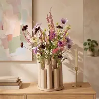 Maxifleur Kunstplanten Kunstboeket Marleen Miami 75 cm in Twisted Tubevaas