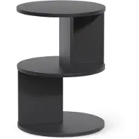 Vicco bijzettafel Trino, Zwart, 40 x 40 cm