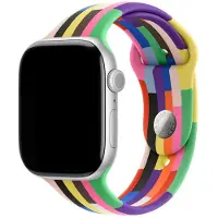 123Watches print bandje - siliconen - Pride Edition 2025 - 38 · 40 · 41 & 42 mm · M/L - Geschikt voor Apple Watch series 1/2/3/4/5/6/7/8/9/10/11/12/SE/SE2/SE3