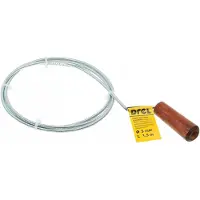 Drel Kanalisatieveer 5mm x 1.5m - Ontstopper met Houten Handvat