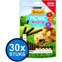 Bonzo 30x - Picnic Variety - Hondenvoer Snacks - 100 g