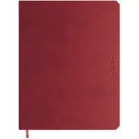 De KEMPEN - Agenda 2027 - Vertical Planner - Vlakliggend - Marmeren Schutblad - Large 17.1 x 22 cm - Amarone/Donkerrood