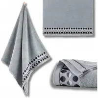 Zwoltex ZEN-2 Serie - Handdoek - Popiel - 50x90 - Hoogwaardige Egyptische Katoen