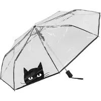Le Monde du Parapluie Doorzichtige, windbestendige paraplu,Doorzichtig en stevig