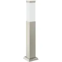 vidaXL Bolderarmatuur met stopcontact 50 cm RVS IP44