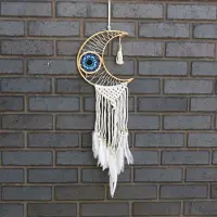 Ancient Wisdom Macramé Dromenvanger - Bescherming - Maan - 21x1x21x68cm