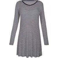 Sassa Nachtjapon Casual Comfort Strepen