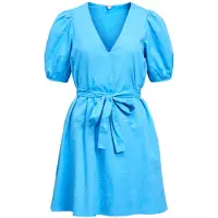 Object Objhelia s/s re v-neck short dress