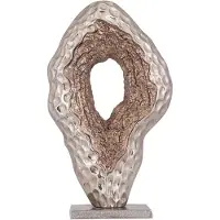 Ptmd Coolan Antique Champagne Casted Alu Statue Oval L