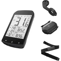 Happiq Fietscomputer GPS – Draadloos met BLE 5.0 en ANT+, 7,4 cm LCD-scherm met - Modellen: M1 Z1 C3 H2