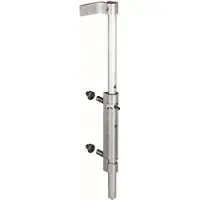 Alberts 415624 Externe grendel VSA, as van aluminium, voor profielen vanaf 40 mm, met dieptevergrendeling en in hoogte verstelbare grendel