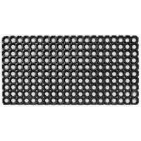 ANRO Deurmat Zwart 40x80 cm - Schoonloopmat - Antislip