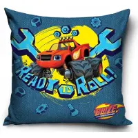 Carbotex Blaze en de Monsterwielen Kussensloop 40x40 cm - Officiële Licentie