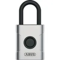 ABUS ABEO10010 Hangslot Bluetooth Zilver Hangslot voor profielcilinder