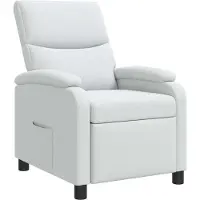 vidaXL Recliner Wit Stof