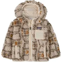 Patagonia - Voor kinderen tot 6 jaar - Baby Retro-X Hoody Natural w/Sunlit Pink voor Unisex - Kindermaat 5 jaar - Roze