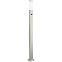 vidaXL Bolderverlichting met sensor 3 stuks 110 cm RVS IP44
