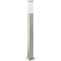 vidaXL Paalverlichting met sensor en stopcontact, 80 cm, roestvrij staal, IP44